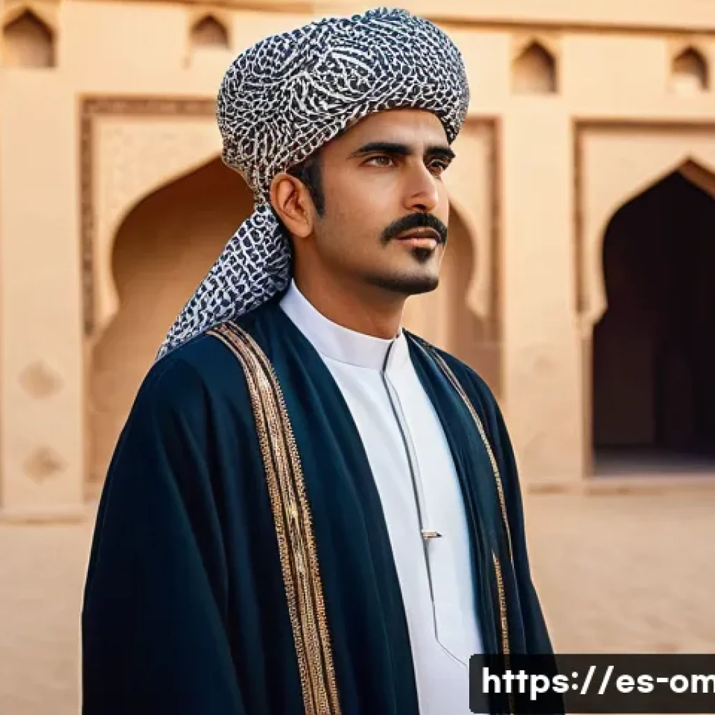 오만의 역사적 인물 - **Prompt:** A majestic portrait of Ahmed bin Said al-Busaidi, the visionary founder of the Al Busaid...